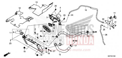 RADIATEUR CBR500RAN de 2022